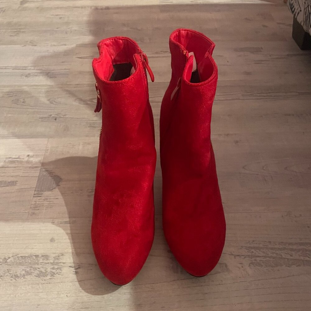 Amazon red booties